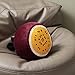 Phantoscope Fruit Shaped Pillows Series Passion Fruit Shaped Throw Pillow, Fun Home Decor of Fruit Themed Shaped Cushions, Decorative Shaped Pillow for Couch Bed and Chair, Red, 10 x12 inches