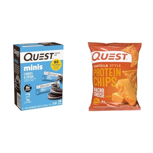 Quest Nutrition Mini Cookies & Cream Protein Bars 14 Unidades miniatura 1
