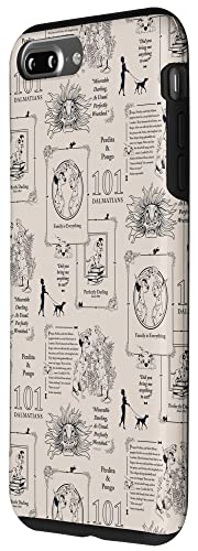 Coque iPhone 8 Plus Disney 101 Dalmatiens cadeau vintage idéal pour Noël