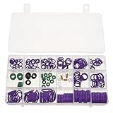 PRETYZOOM Gummi O ring Satz für Fahrzeug Klimaanlagen Dichtungssatz mit Zubehör Abdichtung und Schutz vor Wasseraustritt für Ölleitungen und Auto Klimasysteme