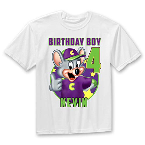 CHUCK E CHEESE GIRL OR BOY Birthday shirt Personalized birthday shirt