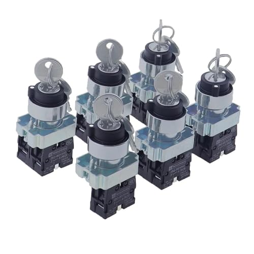 Bouton de sélection à clé XB2-BG45 interrupteur à réinitialisation 3 positions - 4