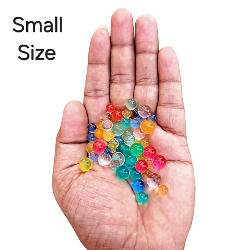Image of SSKR Crystal Jelly Beads Water Jelly Balls Rubber Jelly Beads Growing Orbezz | Small Size : 50 Grams - 8,000+ Pcs | Multicolor