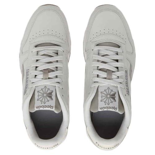 Reebok Baskets Classiques Unisexes en Cuir, Gris Souple/écaille/Craie, 42 EU