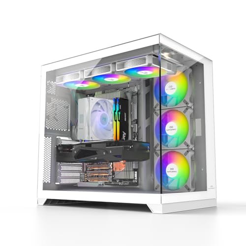 كمبيوتر مكتبي للالعاب من انفينيارك RTX 3050 (حافظة كيوب