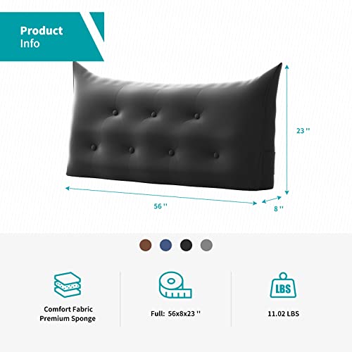 Balus Headboard Wedge Pillow Reading, Backrest Pillows For Sitting In Bed, Long Sponge Pillows, Reading Bolster Pillow, Velvet Sectional Couch, Twin Bed Pillows, Sleep Wedge Pillow Black #TOP5