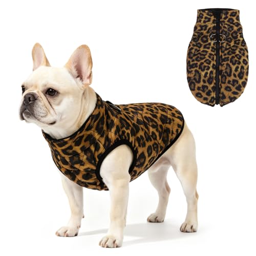 Image of SCENEREAL Halloween Winter Dog Vest Coat with Harness Built in
