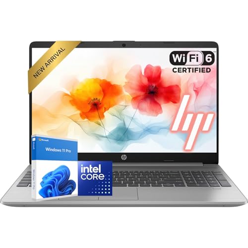 HP New 15.6" FHD Laptop Computer | Intel High-Performance CPU | 32GB RAM | 1TB Storage (512GB SSD + 512GB External) | Fast Wi-Fi 6 & Bluetooth 5 | Long Battery for Work & Study | Windows 11 Pro