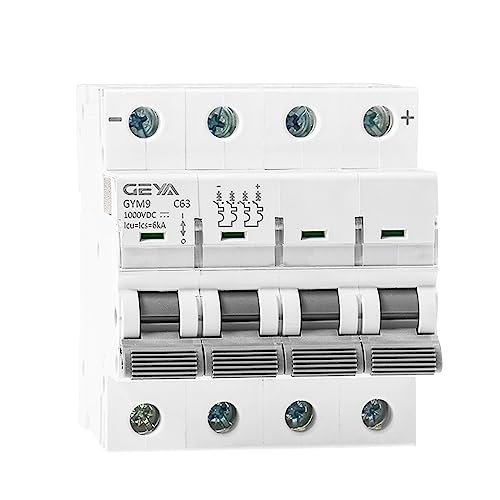 Disjoncteur MCB DC 1000V haute performance 4 pôles conforme IEC60947