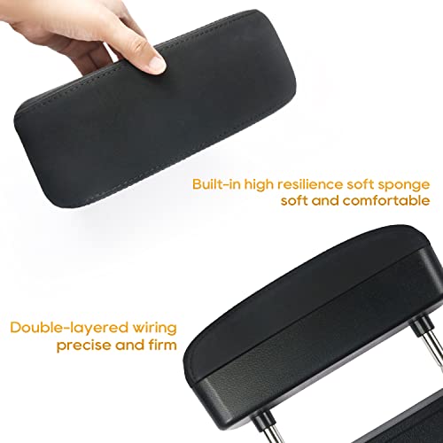 Lfotpp Armrest Box Protector For Universal Auto Car Center Console Armrest Extender General Motors Elbow & Forearm Wrist Rest Support Adjustable Height Comfort Pads (Black) #TOP3