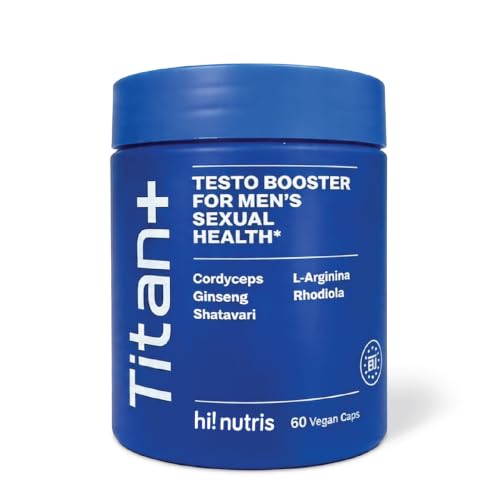 Potenciador de testosterona natural TITAN+ para recuperar el deseo y la libido masculina