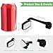 equlup Bike Rear View Glasses, 360 Degree Adjustable Mini Rearview ABS Rear View Glasses Riding Mirror Multi Angle View Glasses Universal Cycling Rearview for Bicycle