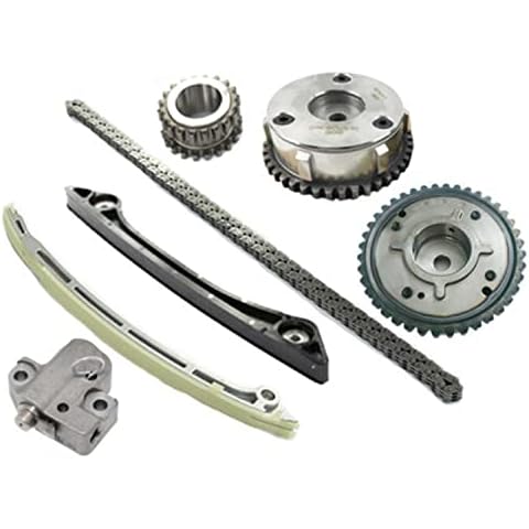 Noptul Engine Timing Chain Kit with 2 VVT Camshaft, Suitable for Land Rover Range Rover Evoque Freelander 2.0L, Automotive Timing Chain Set Replacement Parts CJ5E6C525AD CJ5E6C524AD Cover
