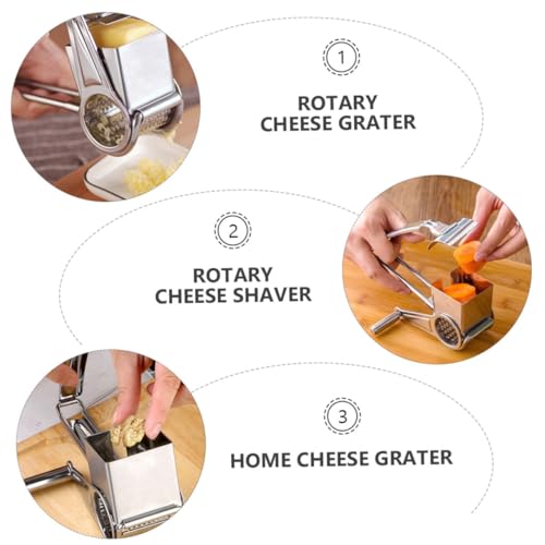 Rallador Giratorio Manual de Queso Acero Inoxidable miniatura 7