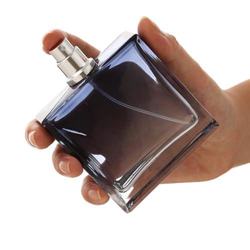 Enslz Refillable Cosmetic Spray Perfume Bottle, Empty Glass Fine Mist Atomizer Essential Oil Container for Travel 100ml /3.4oz (100ml)4