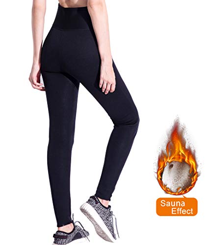 Novasoo Pantalones para Adelgazar,Pantalones Deportivos Mujer, Pantalón de Sudoración Adelgazar, Leggings Push Up, Mallas Termicos de SCR Neopreno, Faja Reductora Adelgazante para Deporte(XL)