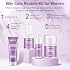 Skin Care Set,Anti-aging Beauty Gift Sets for Women Teens Girls,4 Pcs Gentle Facial Skin Care Kit with Cleanser, Toner,Serum, Face Cream Travel Skincare Kit,TSA-friendly Face Care Stocking Stuffers