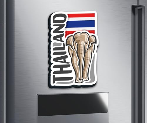 Imán de Nevera Artesanal de Madera de Tailandia miniatura 3