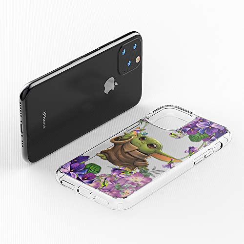 Cute Star-Wars Characters Darth Vader Stormtrooper Pattern Hybrid Slim Case Compatible With Iphone 14 6.1In Anti-Yellowish Shockproof Back With Flexible Edges Sw13 (The Child) #TOP3