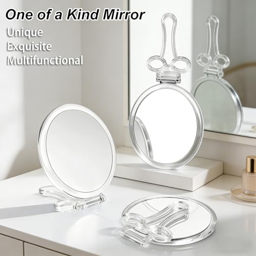 Magnifying Hand Mirrors with Handle - image 7