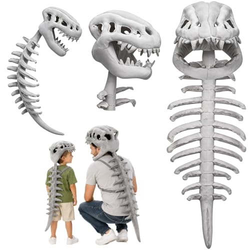 MplehDa Disfraz de esqueleto de dinosaurio, 85 cm