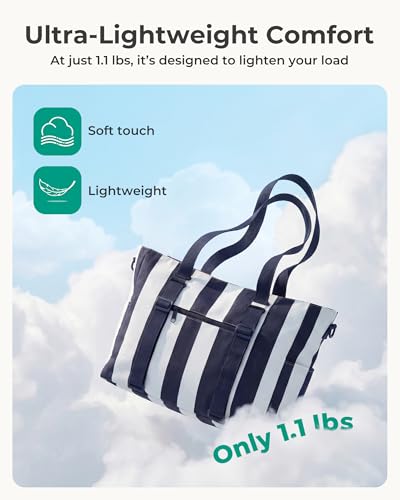 Image of BAGSMART Large Beach Bag for Women, Oversize Tote Bag for Travel /Swim Pool /Summer