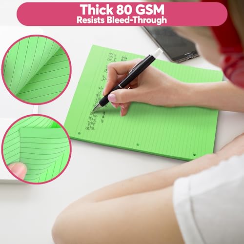 Papier de notes coloré fluo pour un journal créatif et dynamique - 4