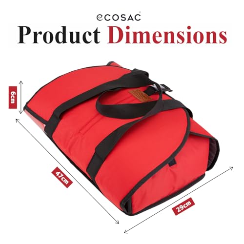 Image of Istri Bag | Ironed Clothes Organizer | Travel-Friendly, Water-Repellent & Washable | Foldable Storage Bag for Wardrobe & Luggage | Ideal for Office, Travel & Home Use (1, Red)
