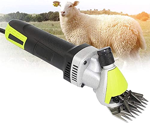 Zapion Electric Sheep Shears Goat Shears Shaver Grooming Clippers Horse Shears 500W 6 Speed Adjustable Shearing Machine Pet Scissors Haircut Trimmer Farming Equipment Portable #TOP1