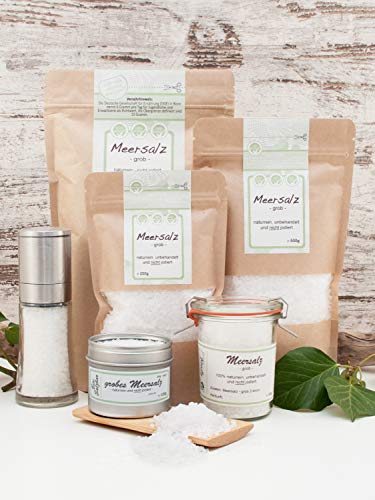 direct&friendly grobes Meersalz aus Kroatien perfekt geeignet für die Salzmühle (1 kg) - Image 6