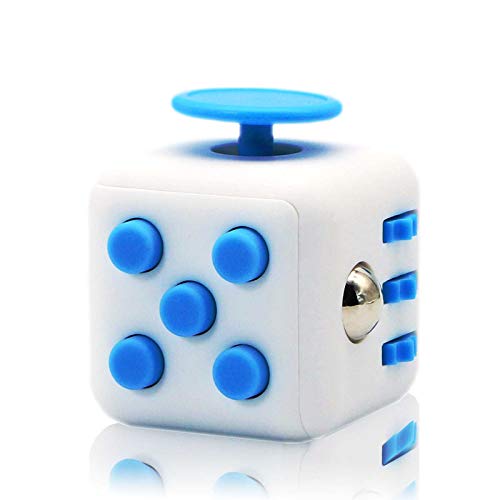Claysen Fidget Cube Fidget Toy, Stress and Anxiety Relief Mini Toys Preschool Toys, Fidget Toy Cube Relaxing Hand-Held for Adults and Kids, Killing Time Cool Fidget Blocks for ADD/ADHD/OCD (NUFR)