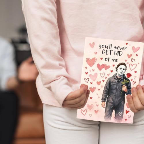Funny Halloween Love Card, Spooky Horror Romance Halloween Card for Her Him - image 7