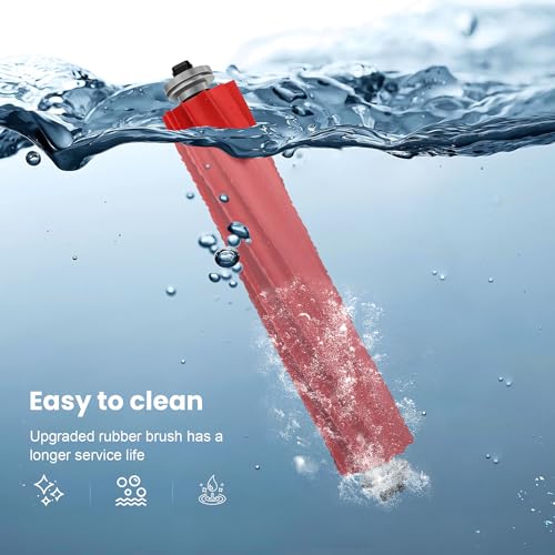 6 Stück Hauptbürste für Roborock S7 / S7 Plus / S7 MaxV / S7 MaxV Plus / S7 MaxV Ultra / Q7 / Q7 Max / Q7 Max Plus / Q7 Maxv / Q7 Maxv Ultra/Q Revo Roboter Staubsauger, Rollenbürste Zubehör