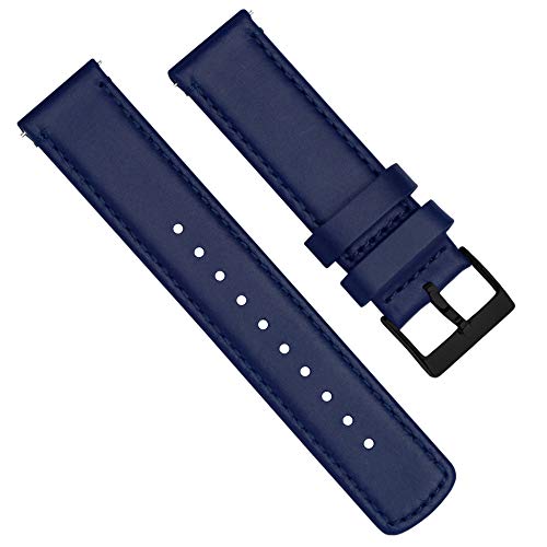 Image of BARTON WATCH BANDS - Top Grain Leather Watch Bands Compatible with Apple Watch Models - 1, 2, 3, 4, 5, 6, 7, 8, 9, 10, SE, Ultra & Ultra 2