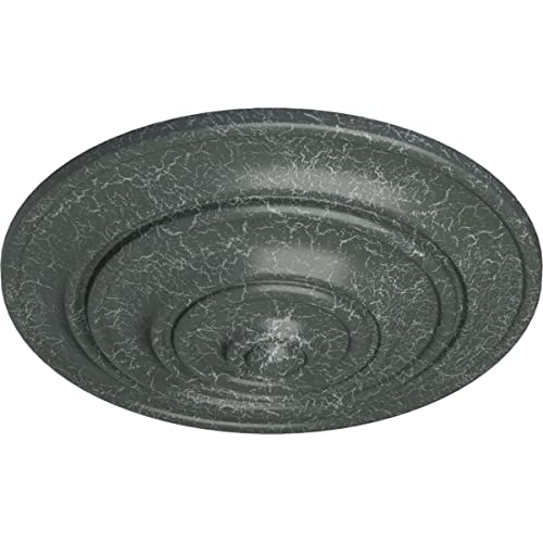 Médaillon de plafond peint à la main léger et facile à installer en cuivre