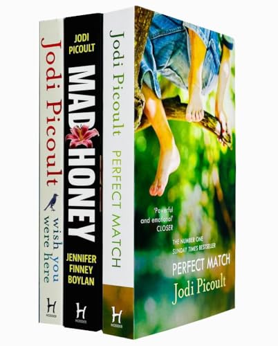 Jodi Picoult 3 Books Collection Set (Perfect Match, Mad Honey,