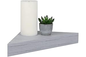 Home Basics Small Corner Floating Shelf