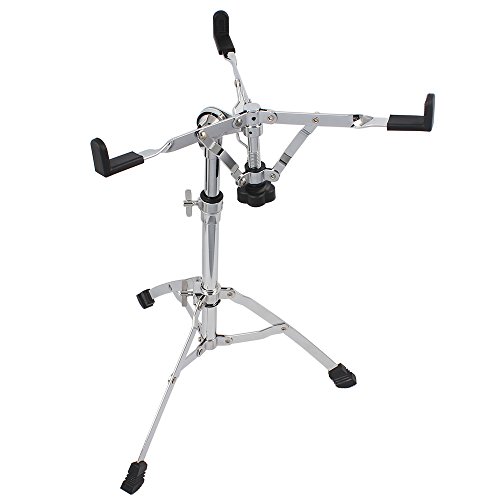 Ktaxon Snare Drum Stand, Tripod Drum Pad Rack Double Braced Height Adjustable 19