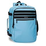 Movom Foster Kabinenrucksack für Laptop, 39,6 cm (15,6 Zoll), Blau, 27 x 40 x 20 cm, Polyester, 21,6 l