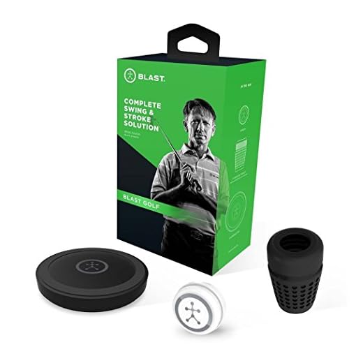 Blast Golf - Swing and Stroke Analyzer (Sensor) I Captures Putting, Full Swing, Short Game and Bunker Modes, Air Swing Mode, Slo-Mo Video Capture, App Enabled (iOS and Android Compatible)
