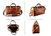 Vintage Leather Duffel Bag for Men Leather Travel Bag, Spacious Weekender Overnight Bag, Durable Carry-On with Adjustable Strap, Stylish Duffle for Business & Adventure - 20 Inches (Cinnamon Brown)