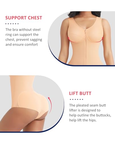 Image of FeelinGirl Shapewear Tummy Control Fajas Colombianas Stage 2 Post Surgery Compression Garment Body Shaper for Women