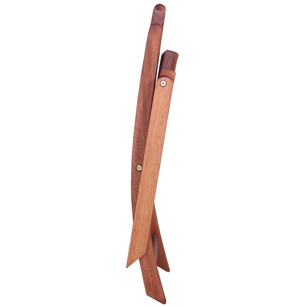 Kinder-Esszimmerstühle 2er Set aus massivem Eukalyptusholz wetterfest klappbar für Balkon Garten Terrasse Outdoor, platzsparend, stabil, bequem, mit Armlehnen, ideal für Kinder