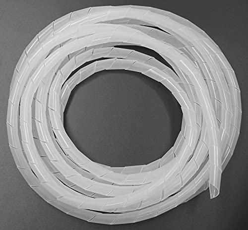 Mecion Tubo espiral, cabo espiral de 17,3 m, cabo de controle de PC para computador, diâmetro de 10