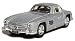 Castle Toy 5" 1954 Mercedes-Benz 300 SL Coupe Vehicle (1:36 Scale), Silver