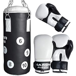 Ultra Fitness CROSSJAB Kinder-Boxsack Set mit Handschuhen
