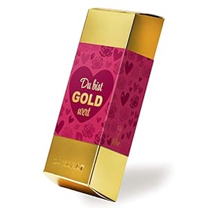 Viba Goudstaaf met gelaagd nougat 180g – Je bent goud waard