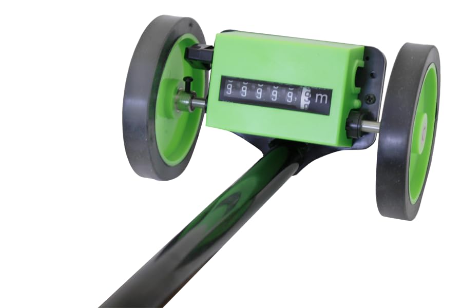 Messrad Messroller Rolltacho Vermessungsrad Streckenmessgerät mit Tasche