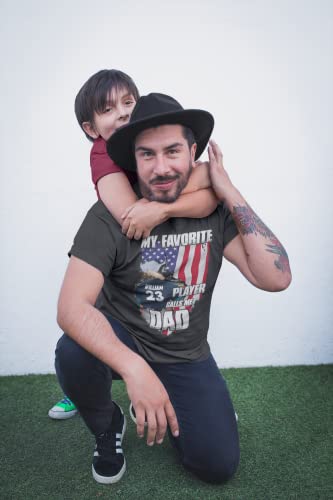 Camiseta personalizada Nazenti para papá de béisbol, camisa de softball para papá, camiseta para el Día del Padre, regalo para amante del béisbol miniatura 4