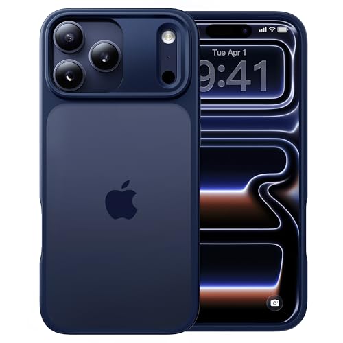 CASEKOO Armor Shockproof Designed for iPhone 17 Pro Max Case [16FT Military Grade Protection] Matte Finish Protective Phone Case Anti-Fingerprint Thin Slim Hard Cover for iPhone 17 Pro Max - Blue
